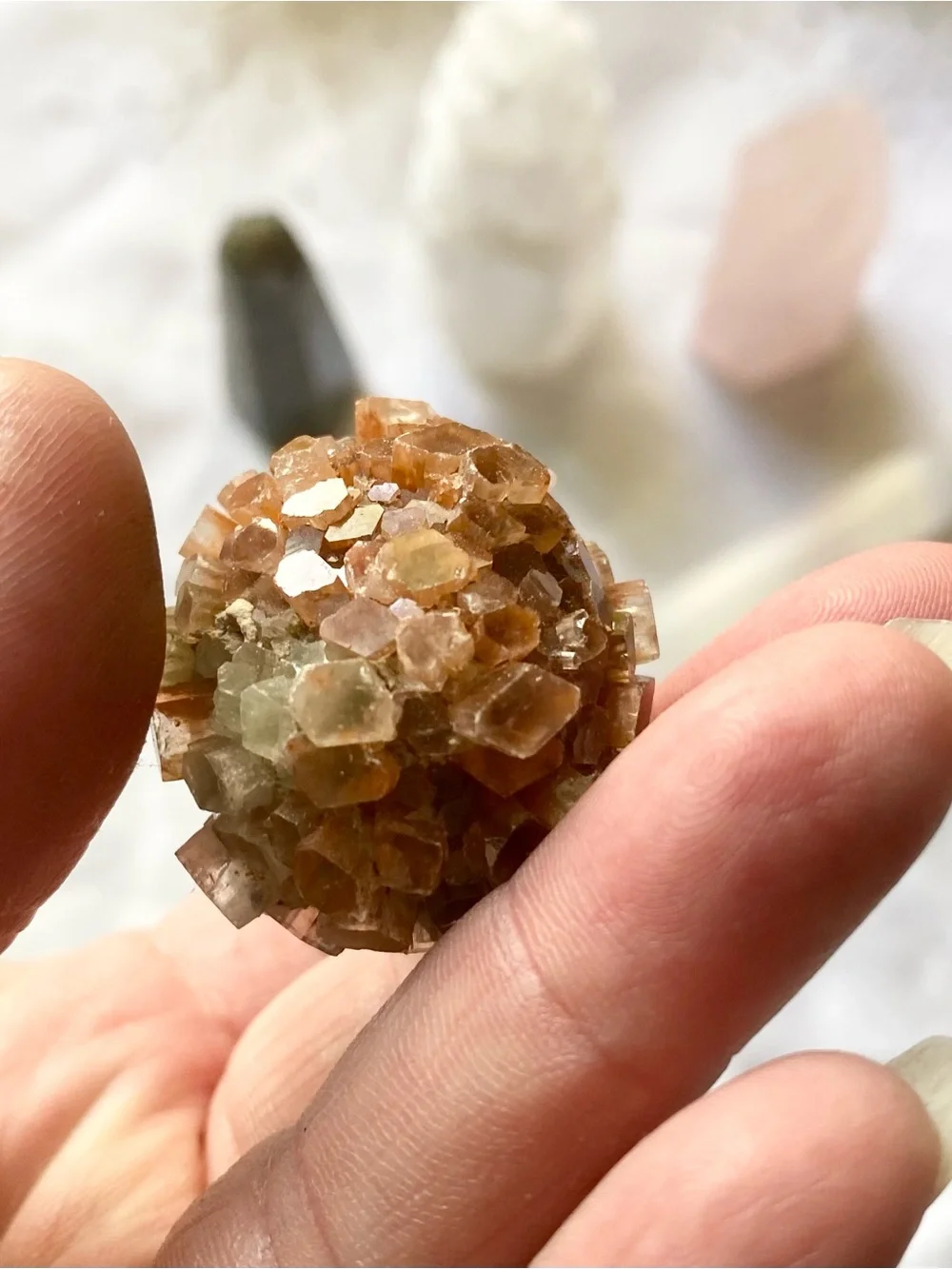 Crystal set curated hand